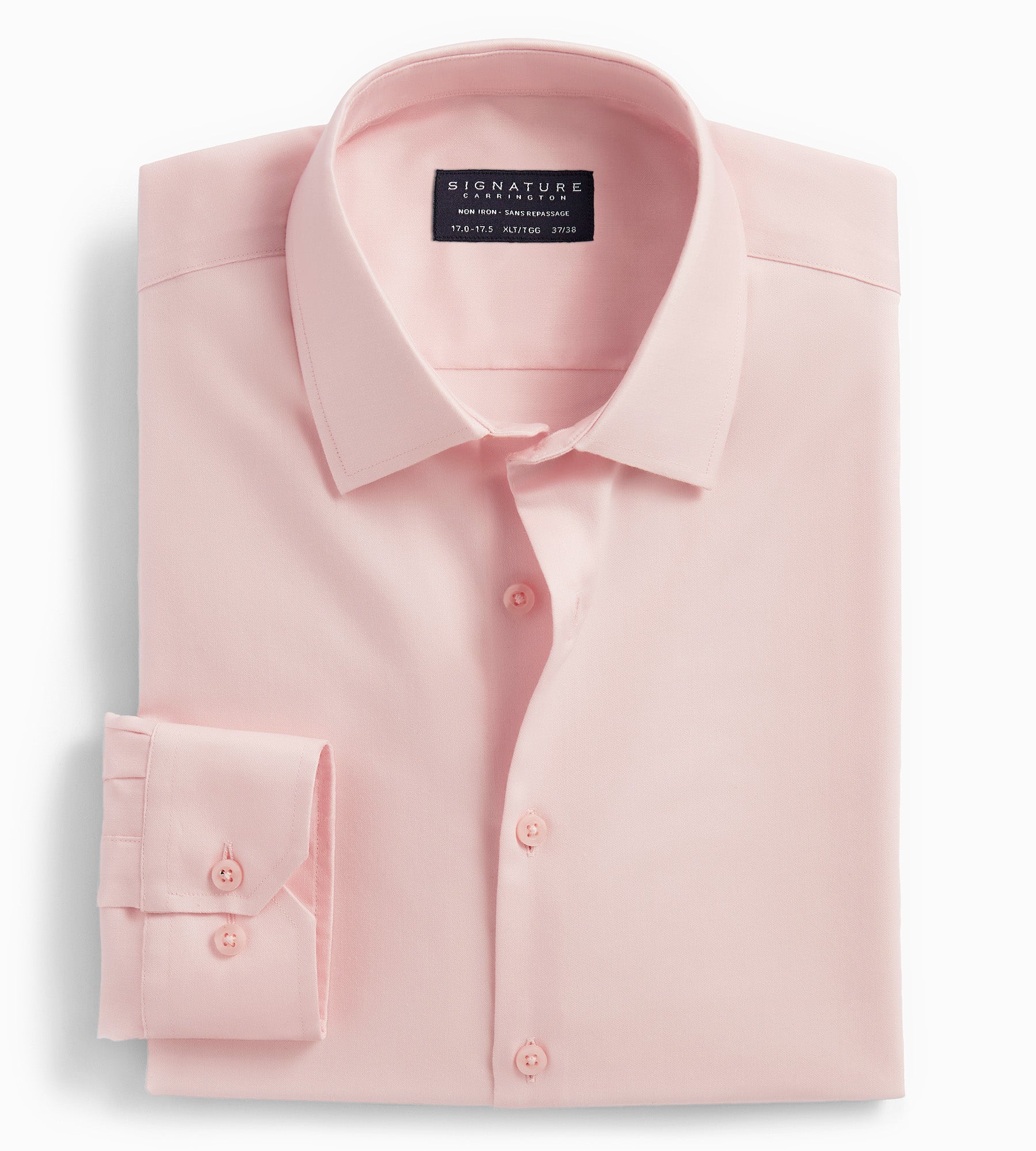 Classic Fit Non-Iron Sateen Dress Shirt | Signature