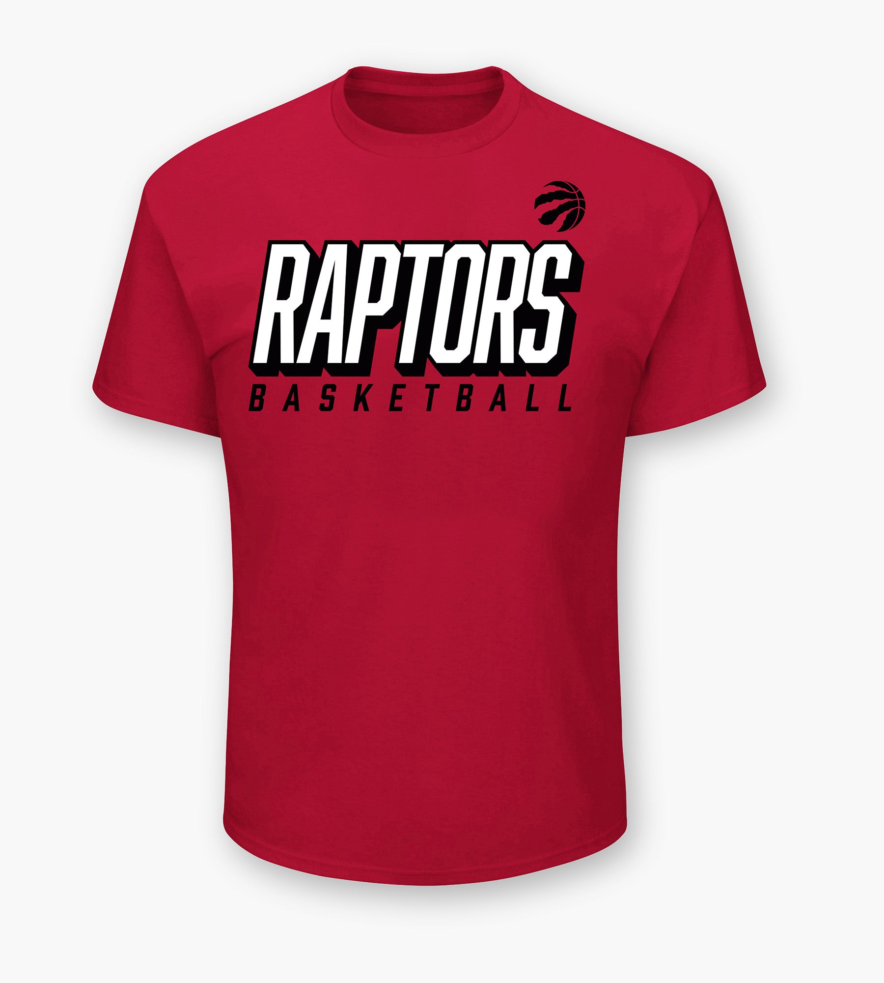 Red Raptors Tee Shirt Raptors NBA Graphic Tee Sports License Big - Main Image