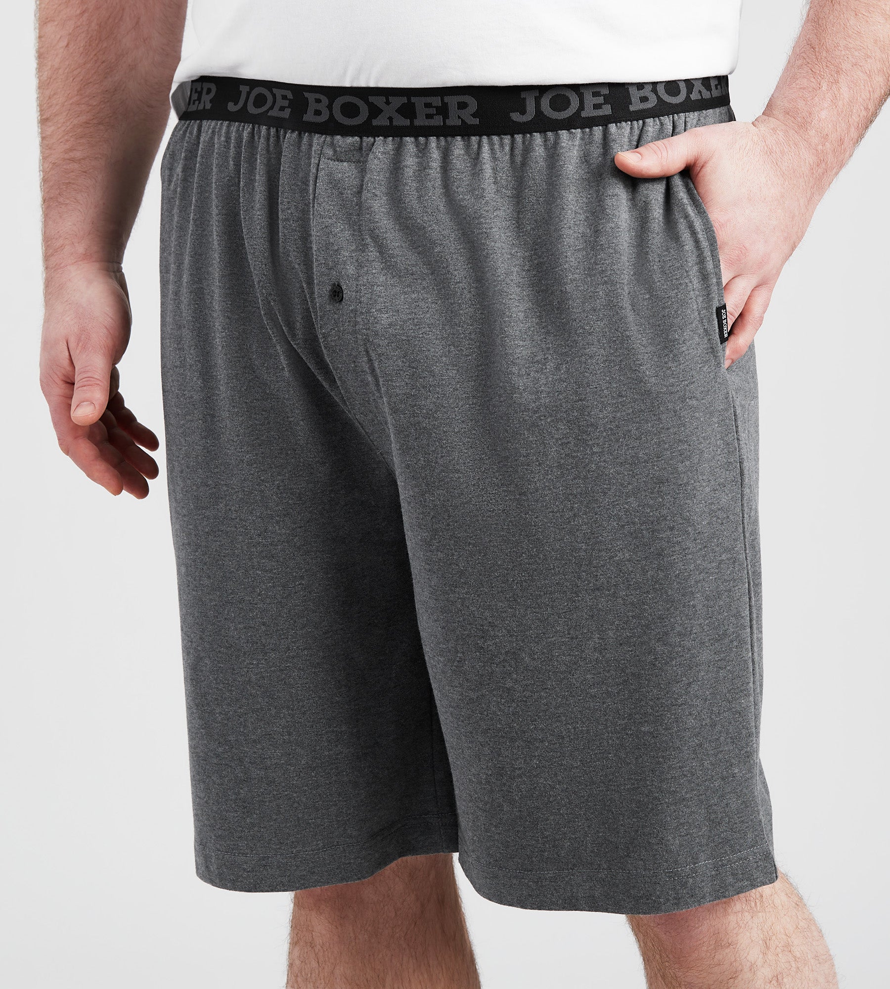 Knit Solid Jam Shorts Joe Boxer Big Tall Men's Clothing