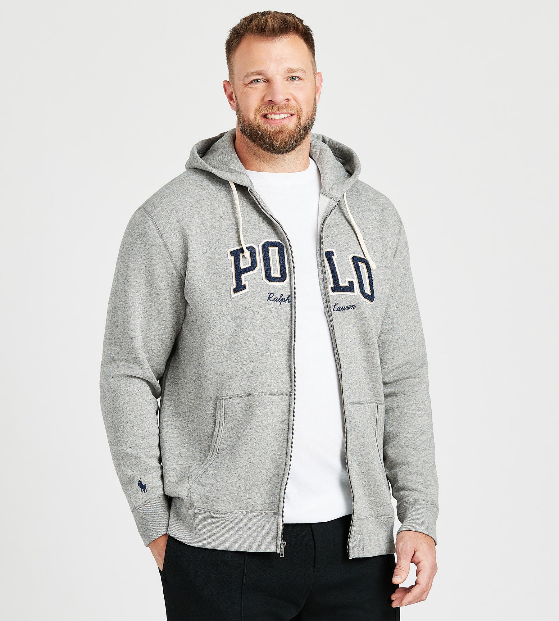 Full Zip Logo Hoodie – Mr. Big & Tall