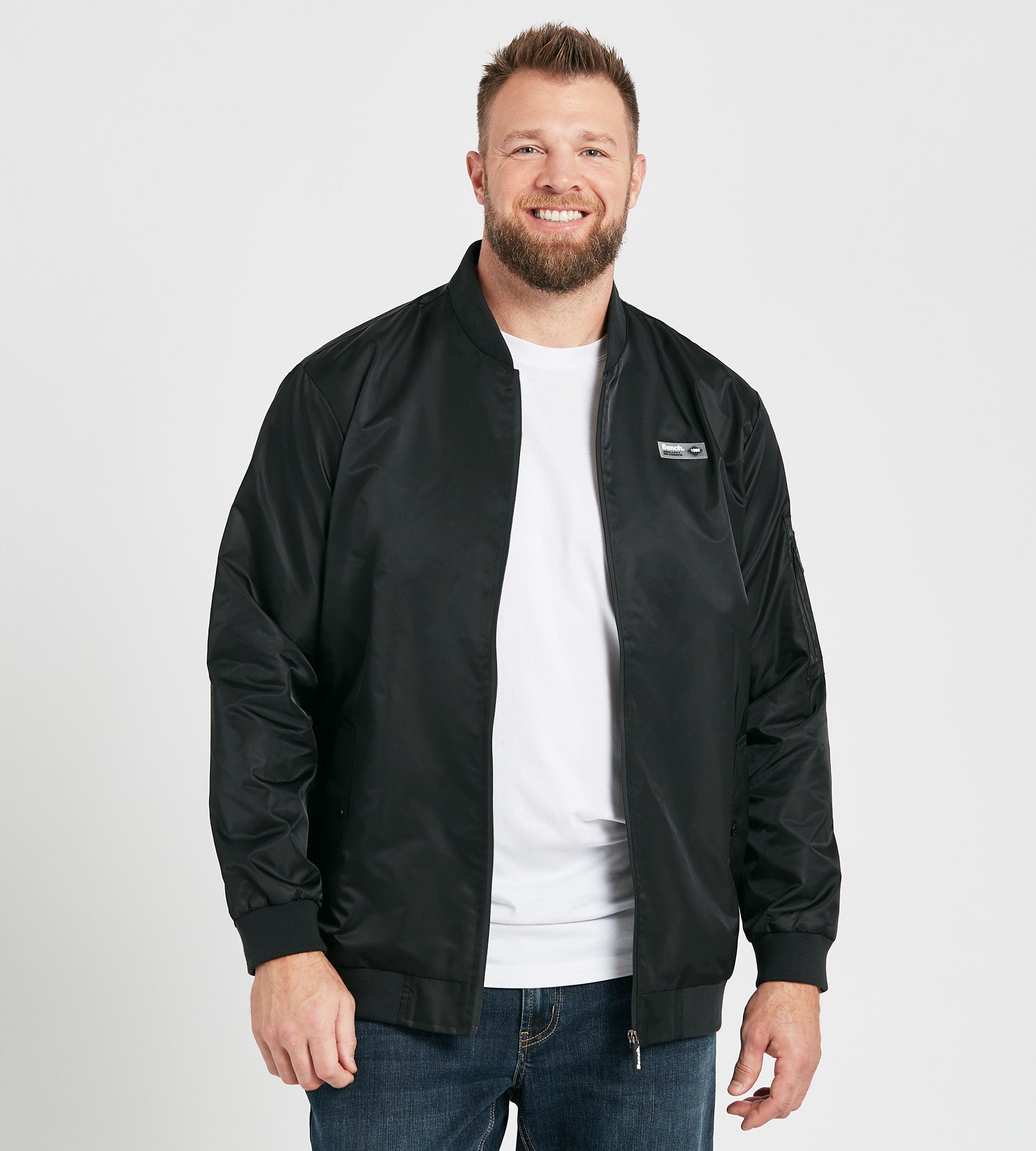 Flight Bomber Jacket Bench Big Tall Men's Clothing