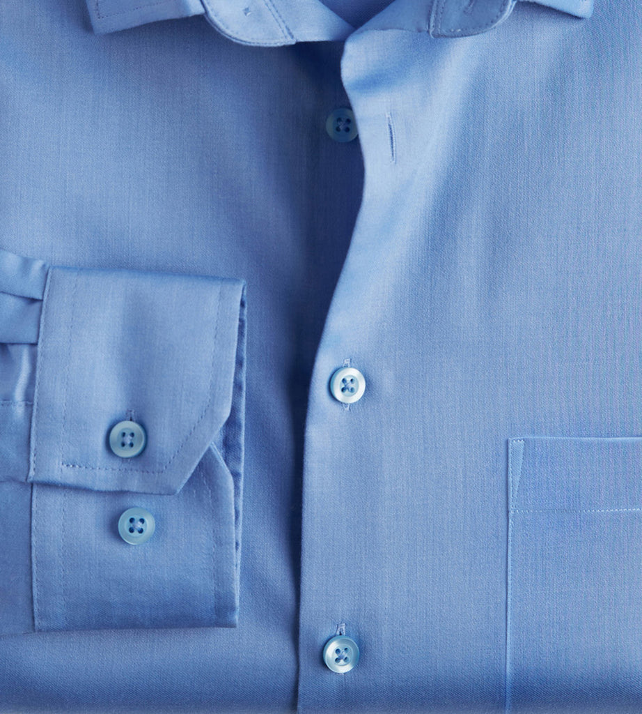 Classic Fit Non-Iron Sateen Dress Shirt | Signature