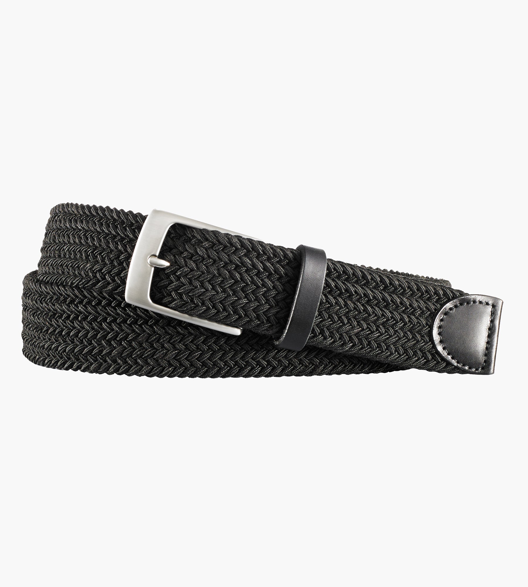 Adjustable Belt Plus Size 47-75'' Men Elastic Stretch Nylon Web Slide Buckle