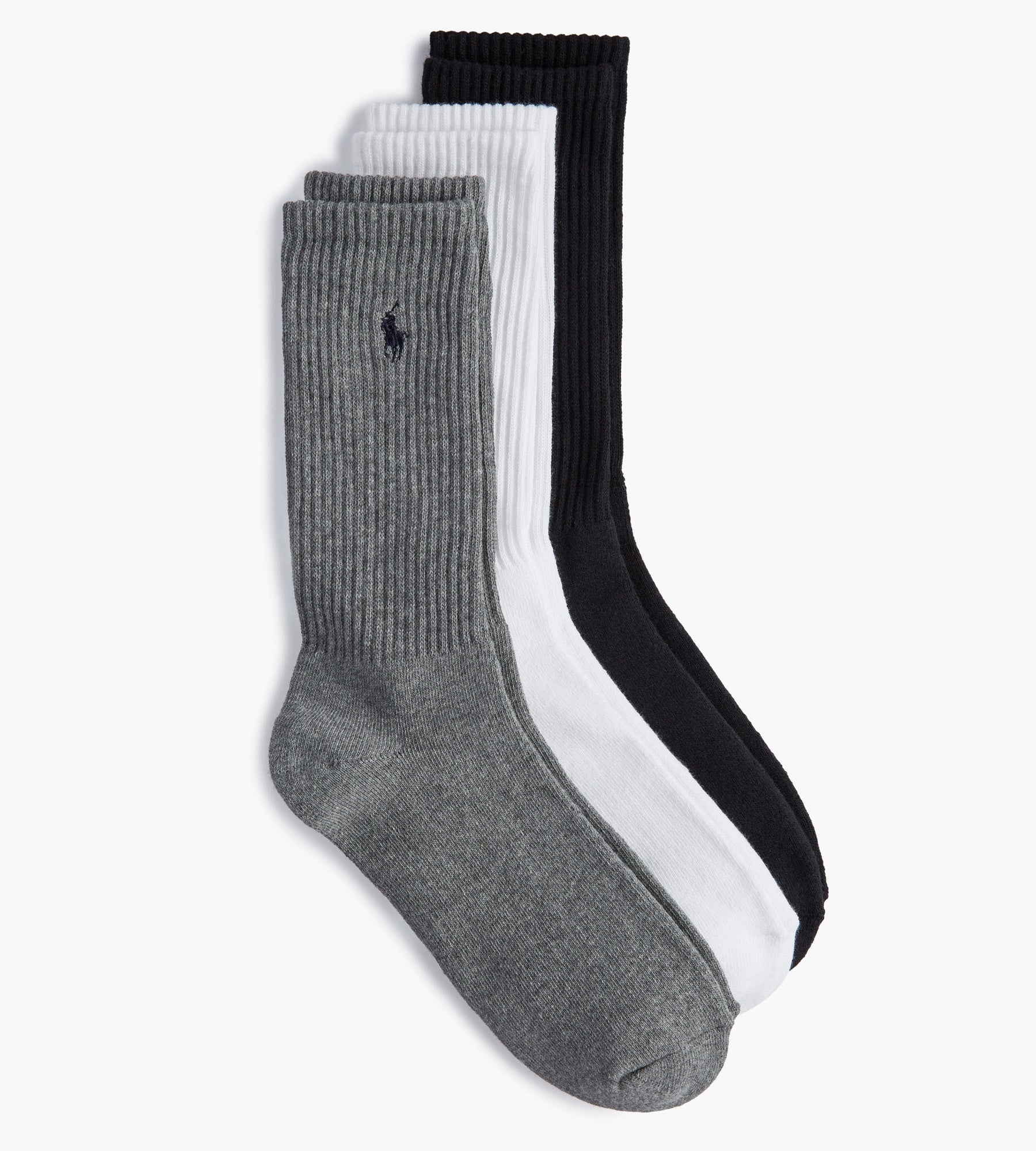 3 Pack Athletic Crew Socks Polo Ralph Lauren Mr. Big Tall Men s Clothing Shop online and in store for Sports Socks designed for the plus size man shipping available across Canada
