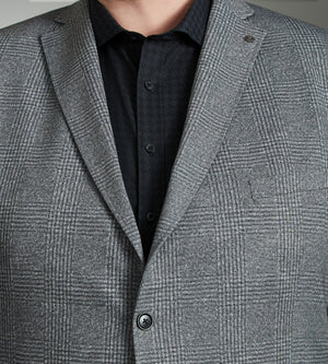 Modern Fit Check Knit Sport Jacket – Mr. Big & Tall