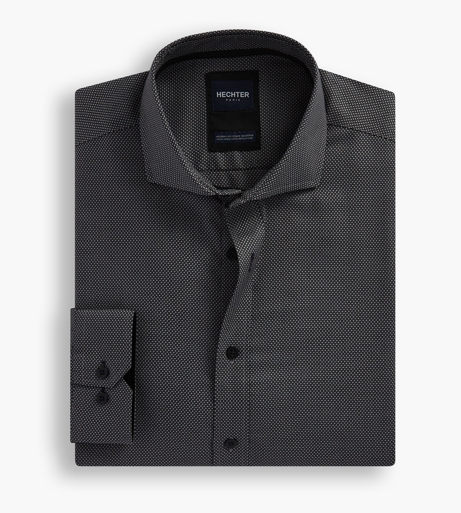 Modern Fit Non-Iron Dobby Dress Shirt