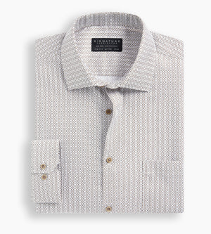 Classic Fit Non Iron Printed Sateen Dress Shirt Signature Carrington Mr. Big Tall Men s Clothing Shop online and in store for Patterned Dress