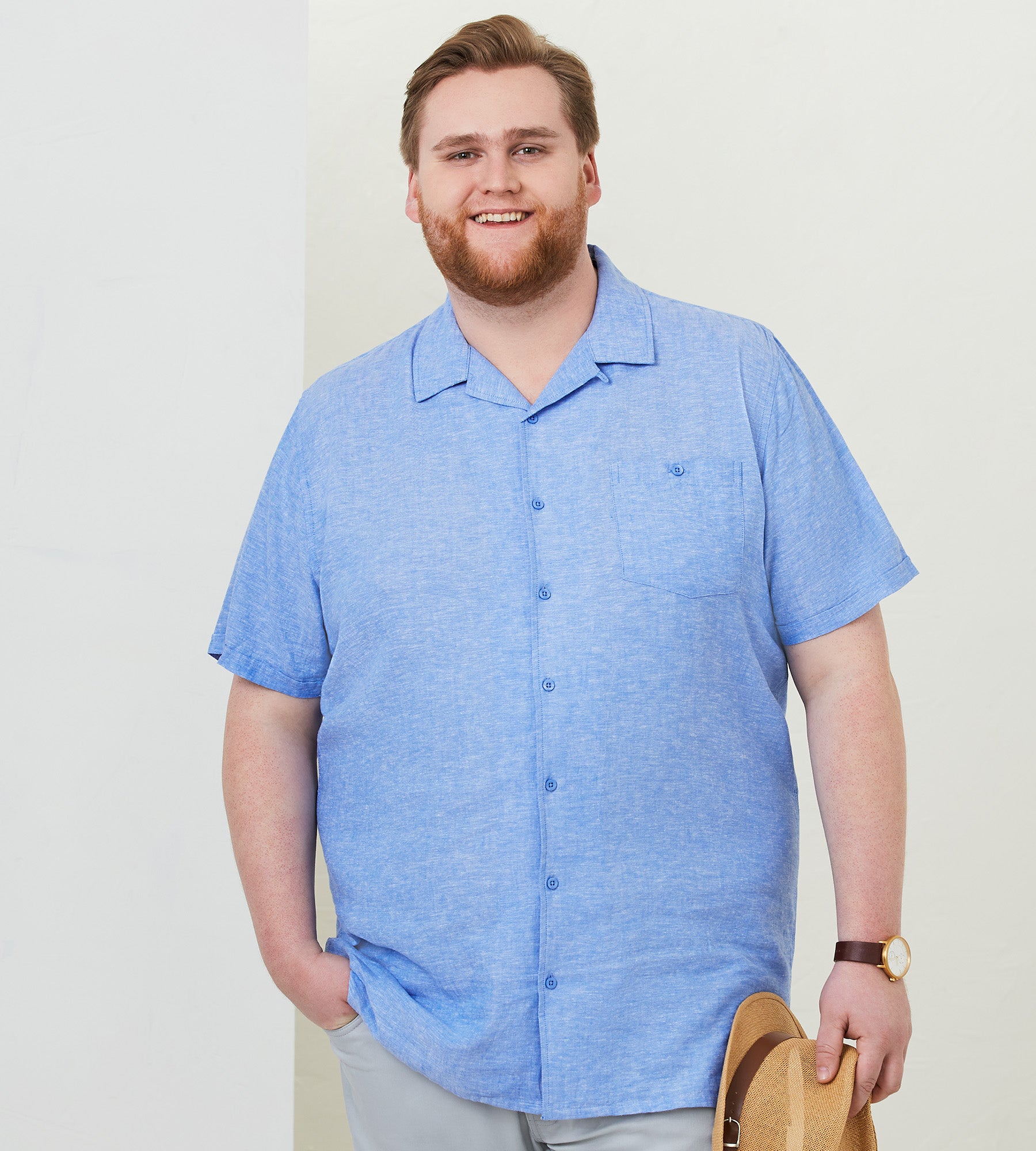 Linen Short Sleeve Sport Shirt
