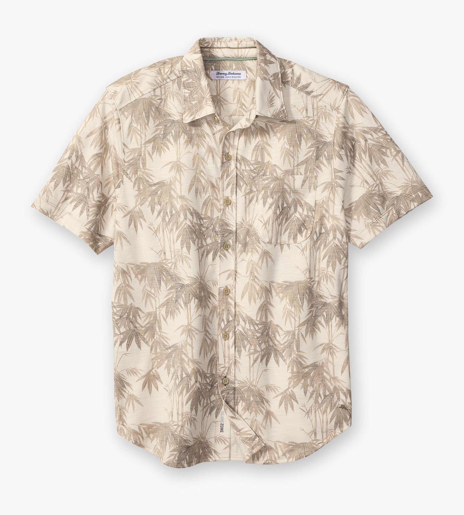 San Lucio Tides Bamboo Short Sleeve Casual Shirt