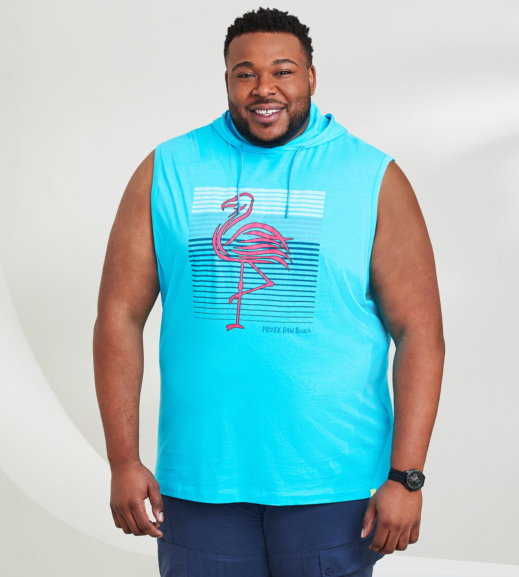 Tropical Sleeveless Graphic Tee