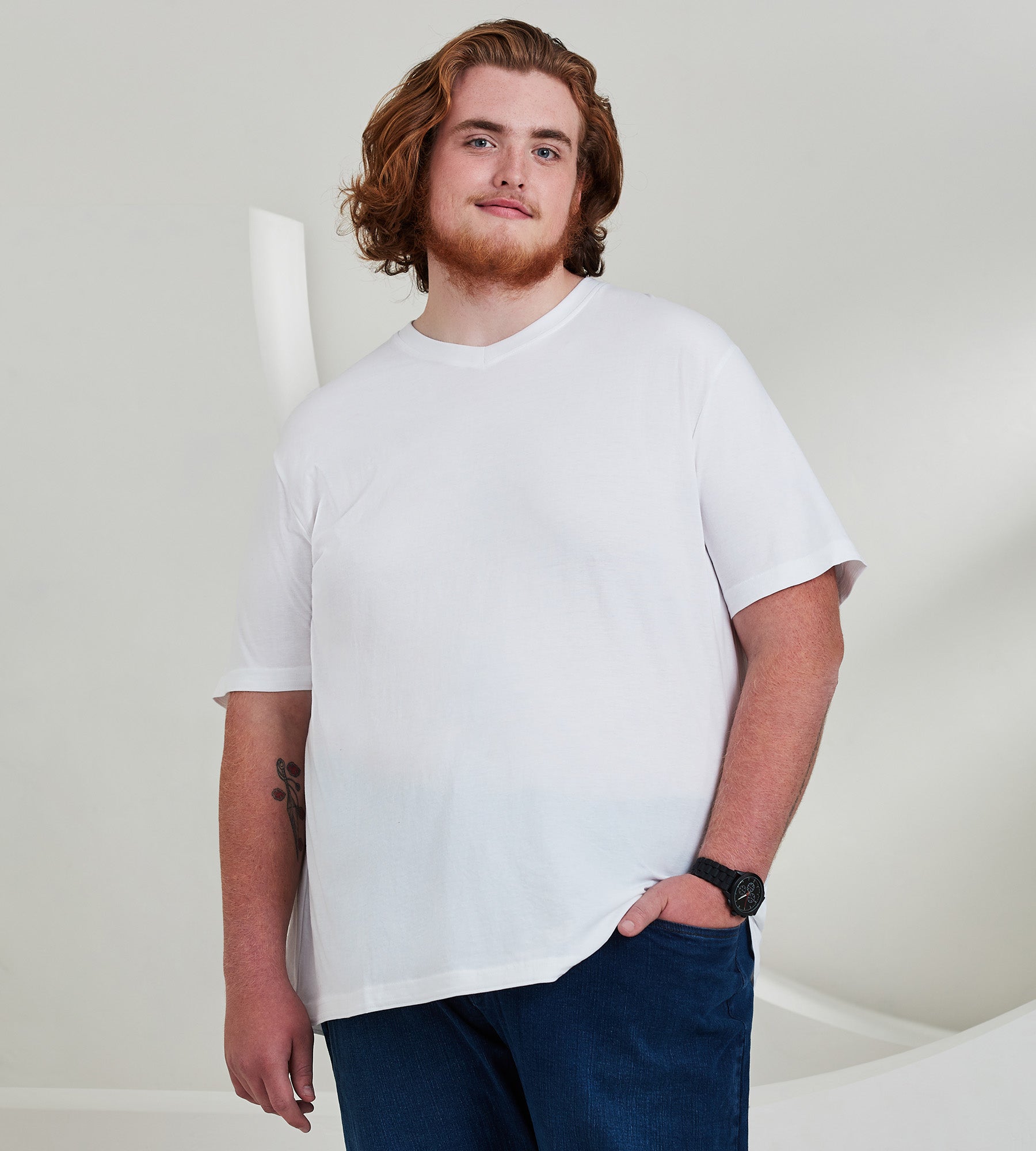 big and tall black v neck t shirts