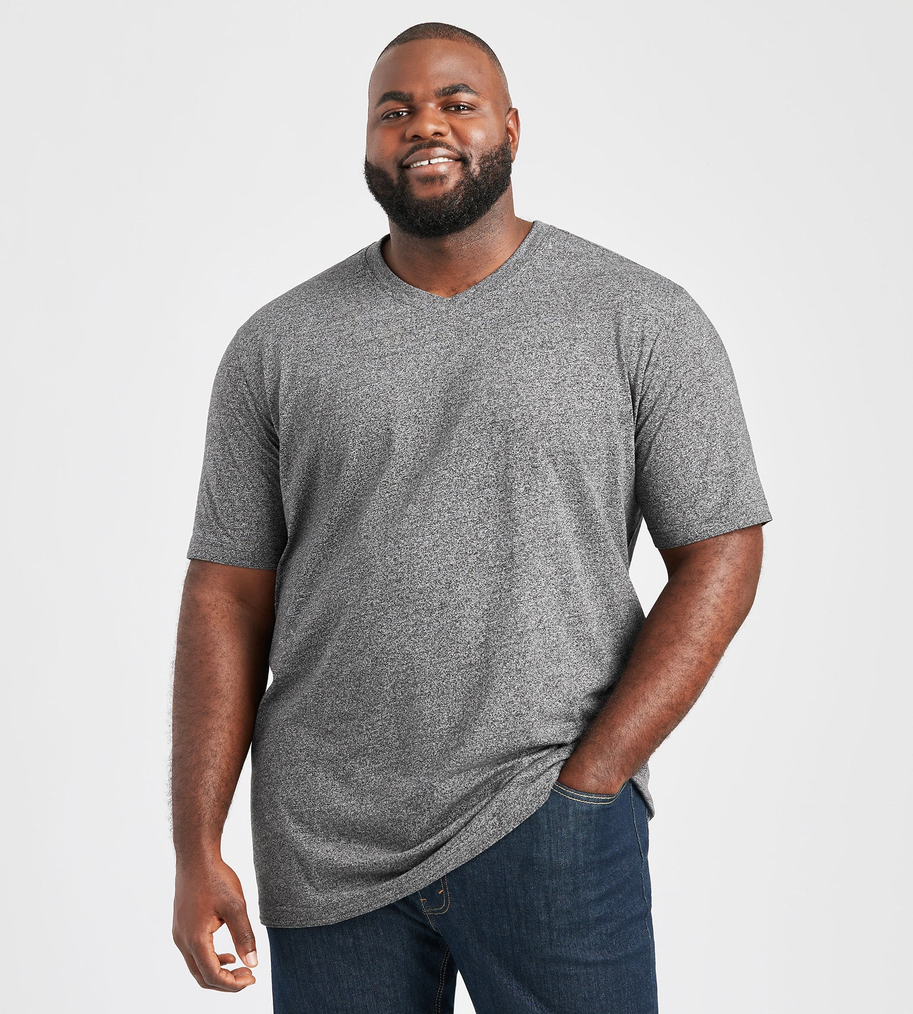 Ultimate V-Neck Marled Tee