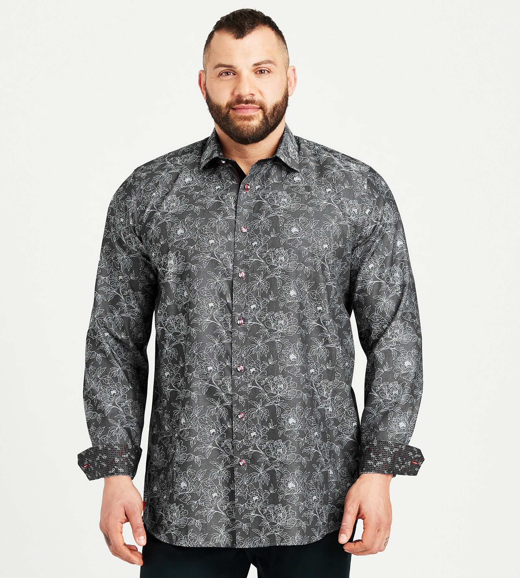 Tonal Jacquard Shirt