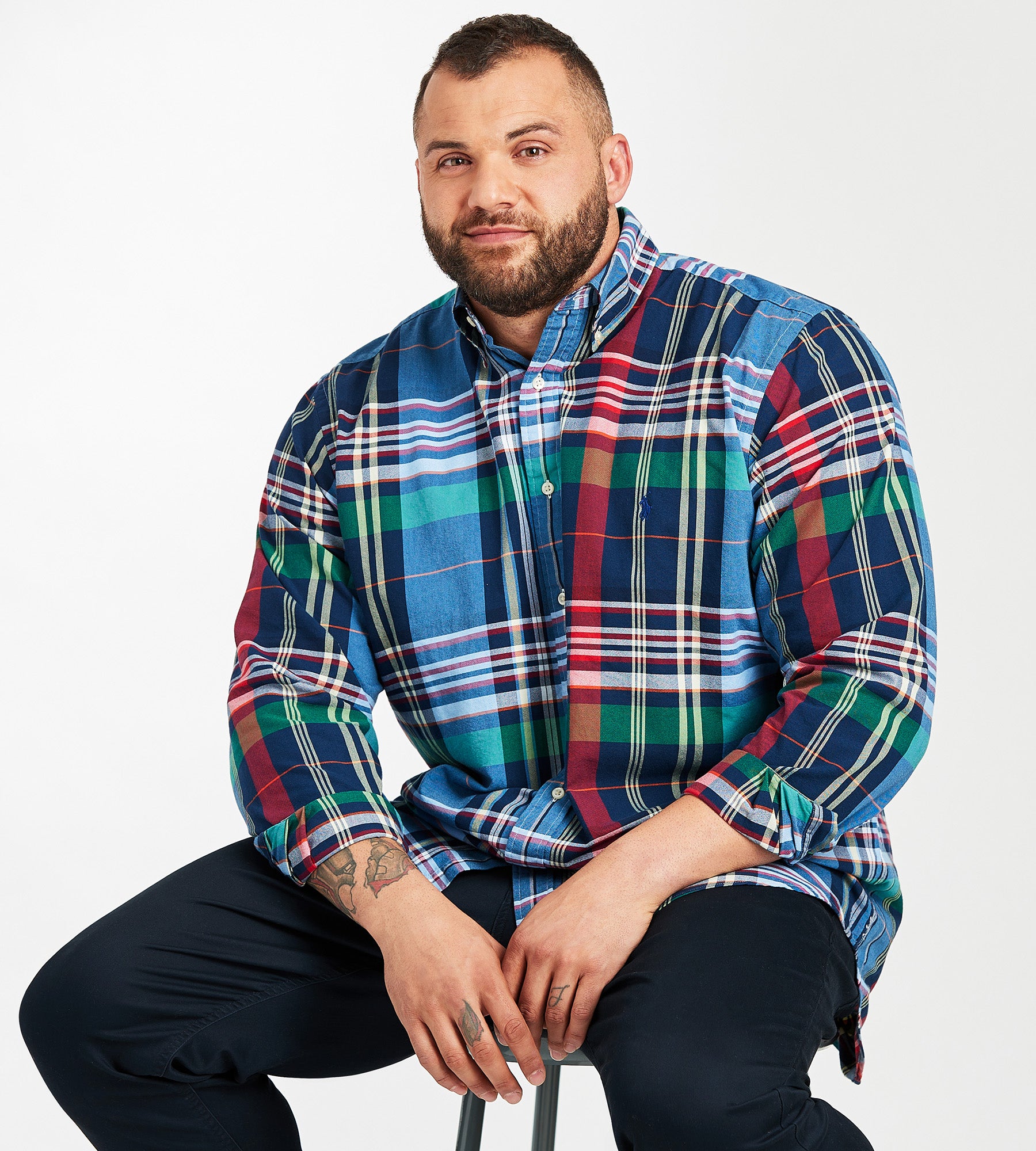 Plaid Oxford Shirt