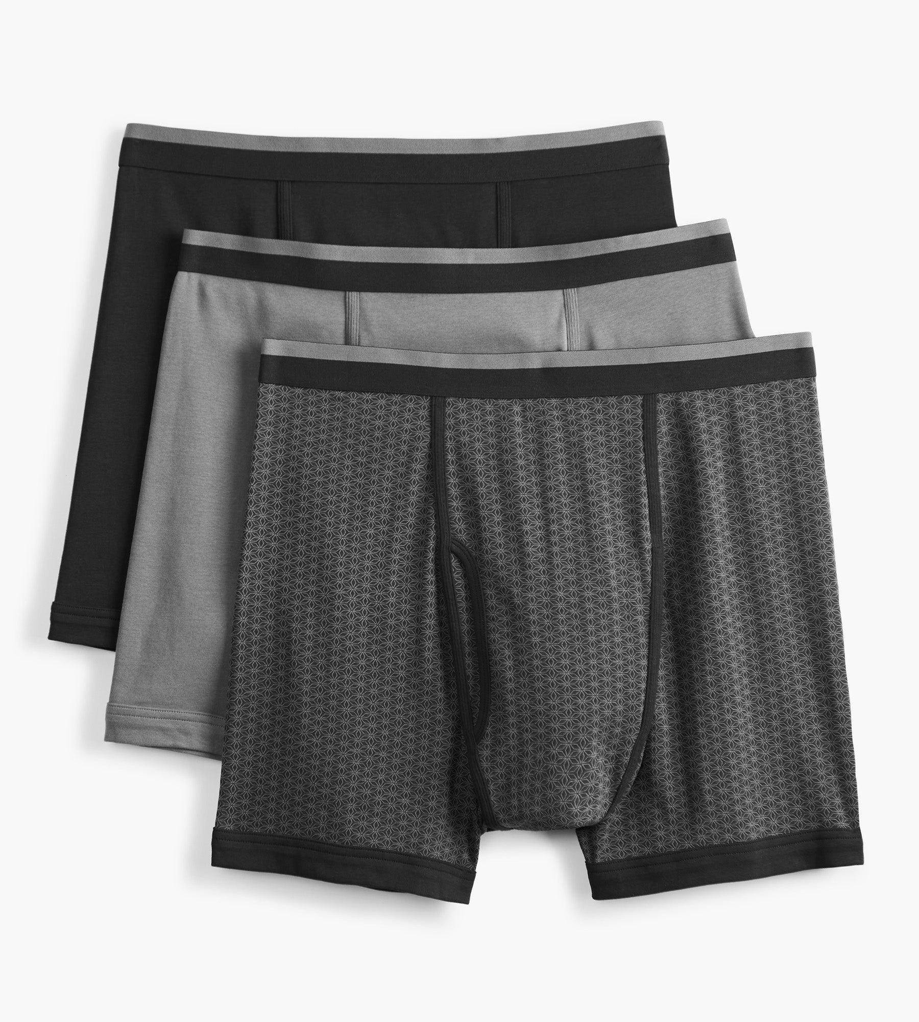 3-Pack Printed Boxer Briefs