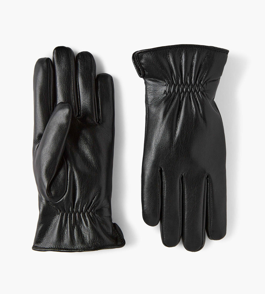 Vegan Leather Gloves With Cinched Wrist – Mr. Big & Tall