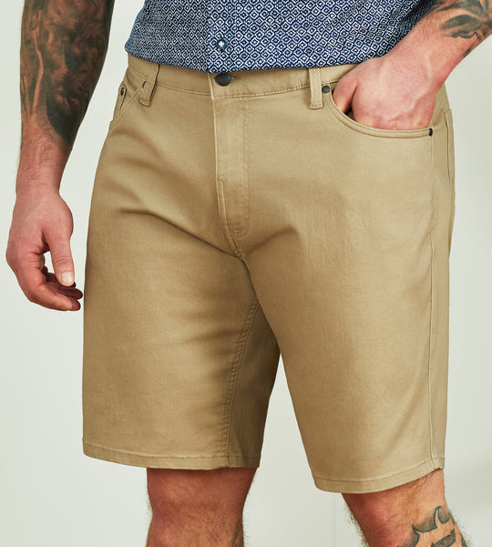 Palmes Twill Patch Shorts Blue – Livestock