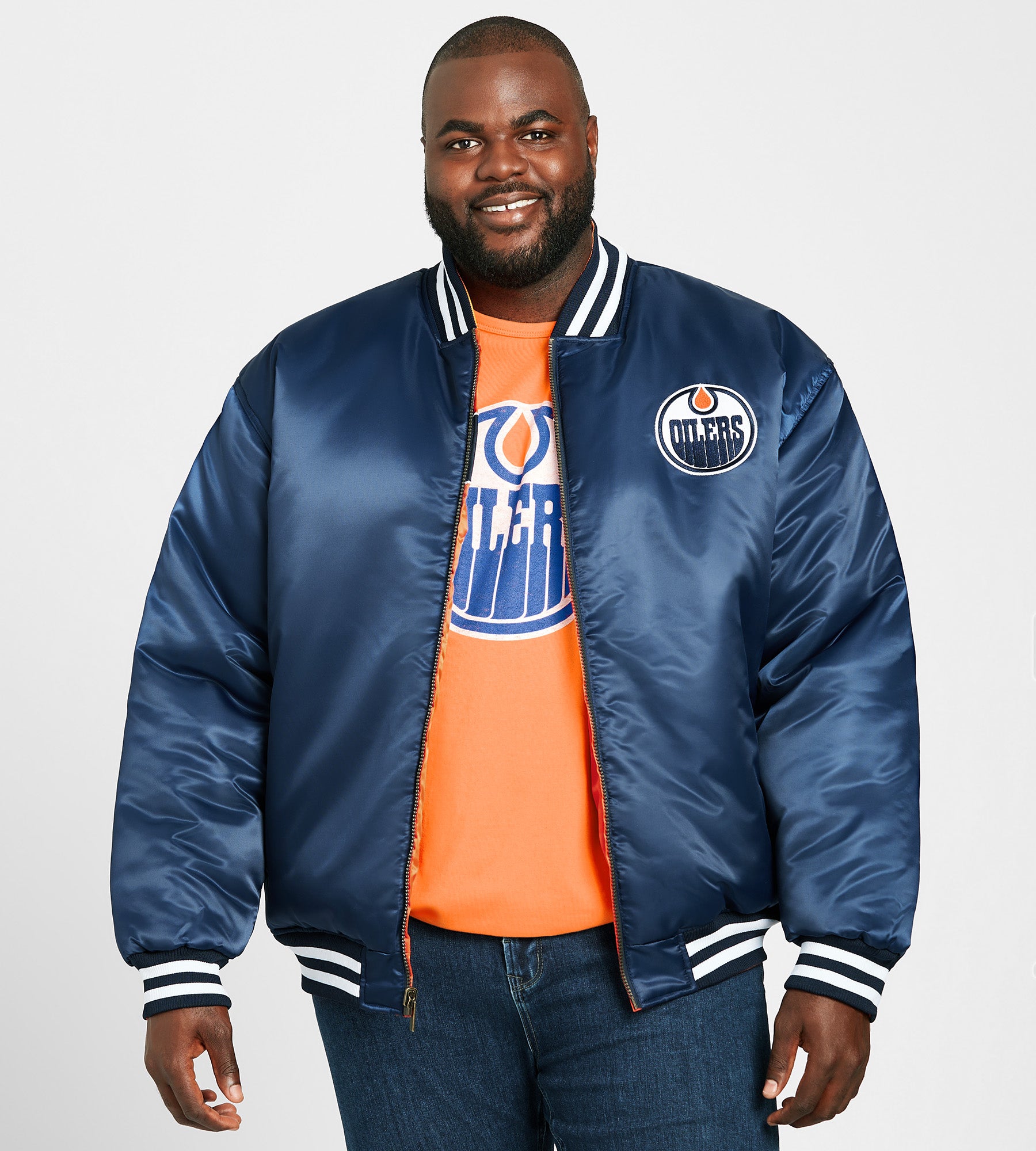 Edmonton Oilers Reversible Jacket – Mr. Big & Tall