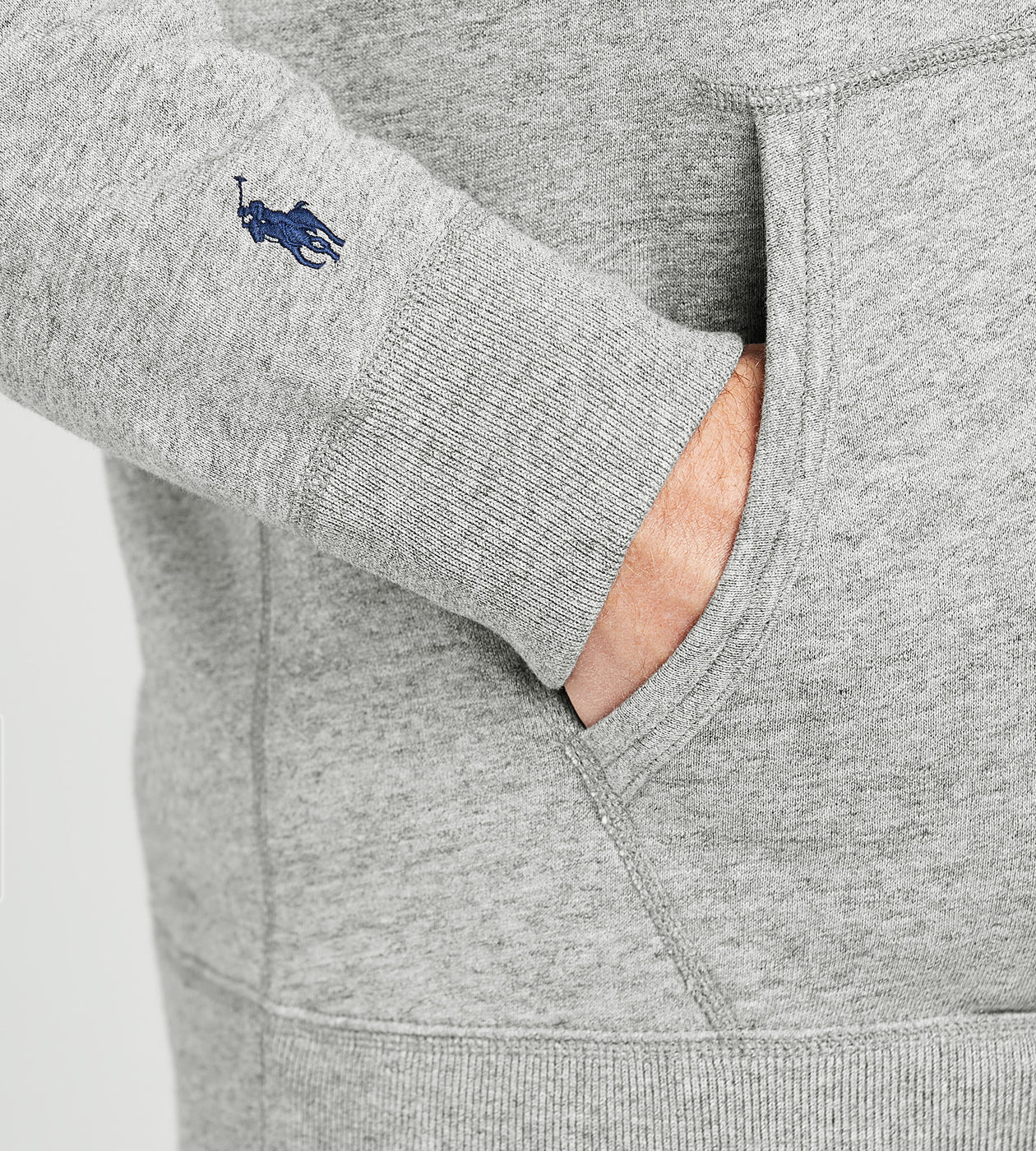 full zip logo hoodie