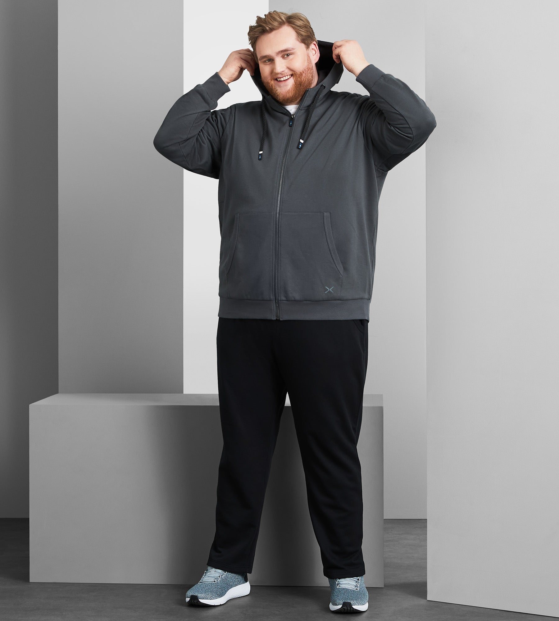 Full-Zip Sherpa Hoodie – Mr. Big & Tall