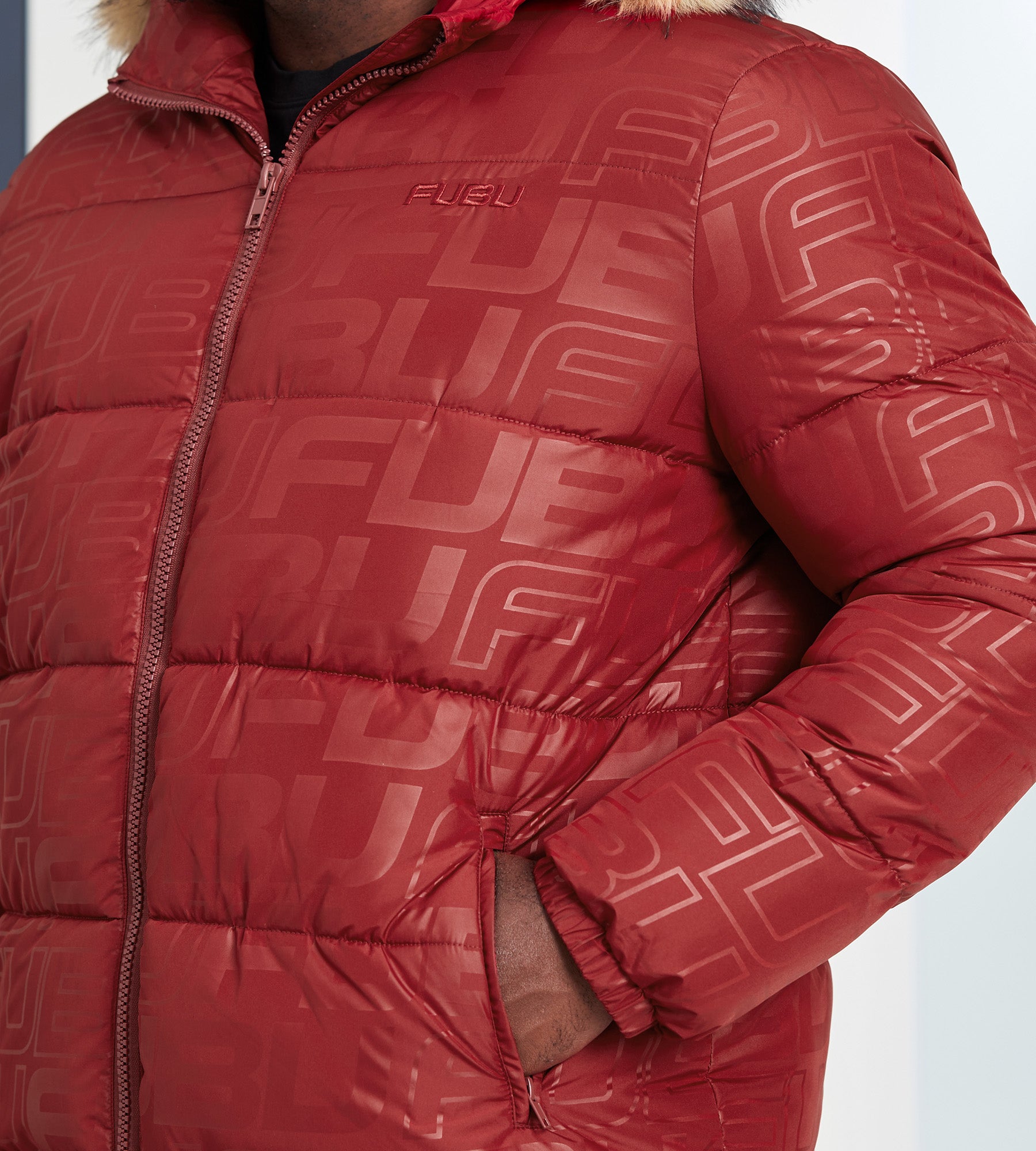 Fubu jacket puffy hotsell