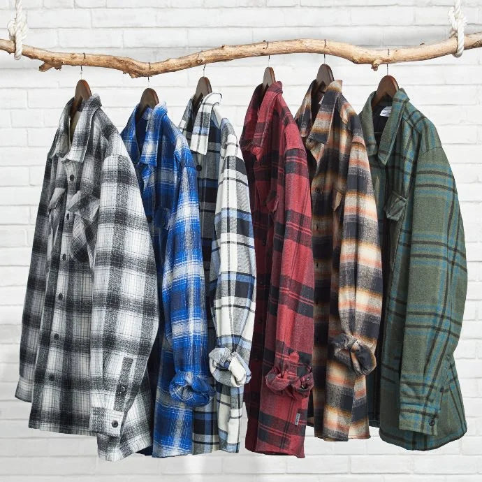Shop Big & Tall Flannels for Plus-Sized Men | Mr. Big & Tall | Menswear Online Canada