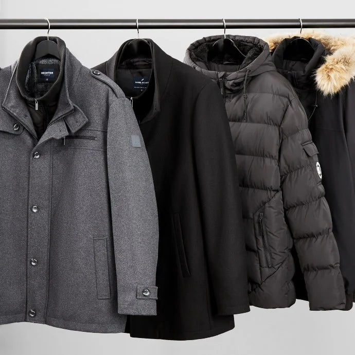 Winter Coats & Jackets: Men's Big & Tall Outerwear