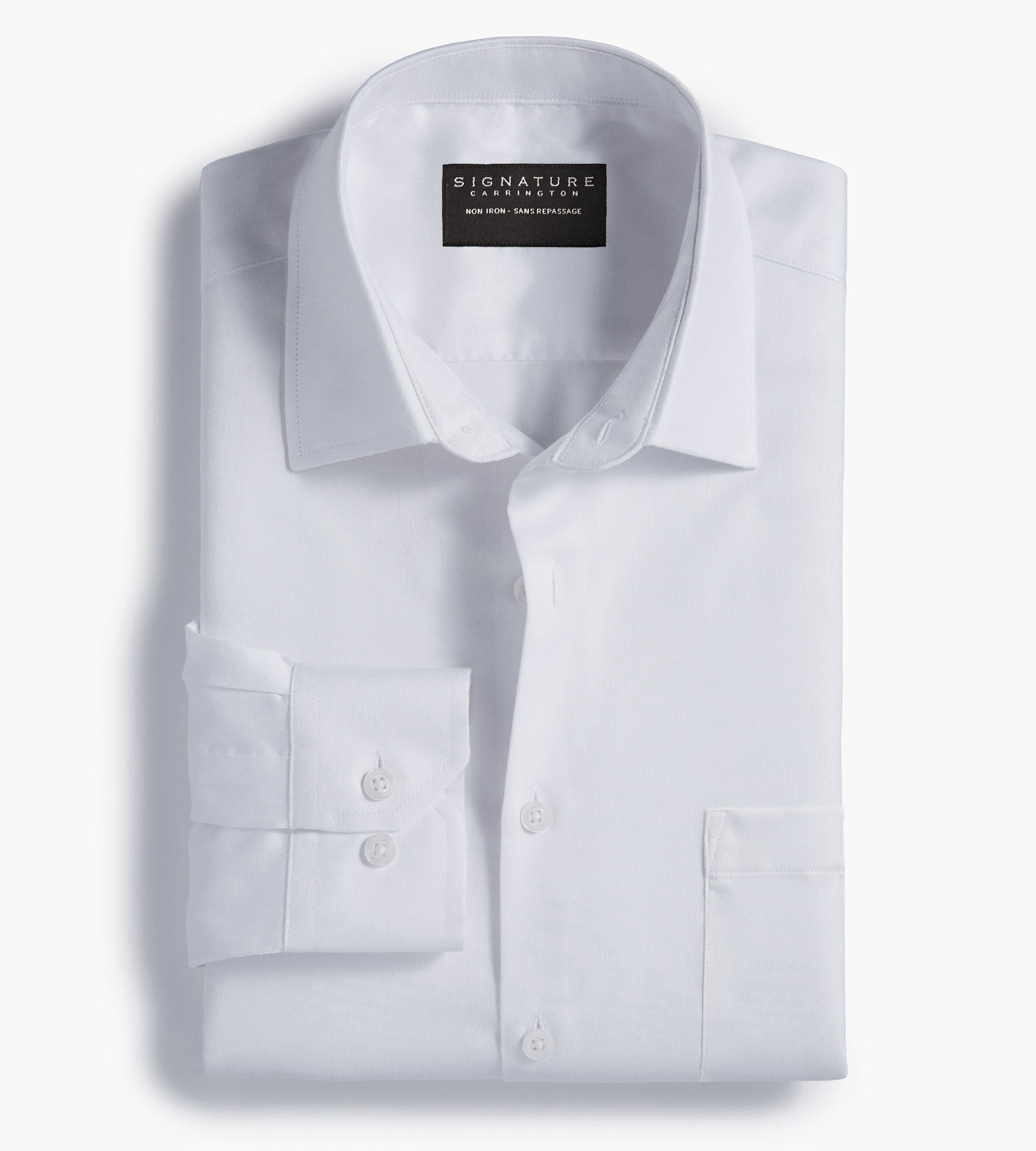 Classic Fit Non-Iron Sateen Dress Shirt | Signature Carrington | Mr. Big & Tall Men's Clothing | Shop online and in-store for Solid Dress Shirts designed for the plus-size man, shipping available Classic Fit Non-Iron Sateen Dress Shirt | Signature Carrington | Mr. Big & Tall Men's Clothing | Shop online and in-store for Solid Dress Shirts designed for the plus-size man, shipping available